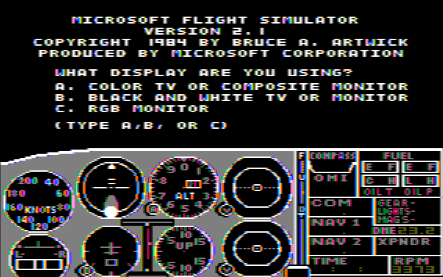 Microsoft Flight Simulator 2 - Splash